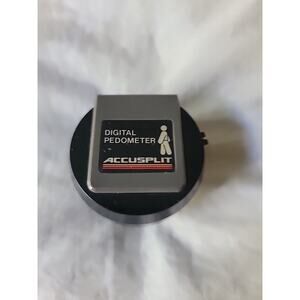 Vintage Accusplit Yamasa Mechanical Digital Jogmeter Pedometer Tested